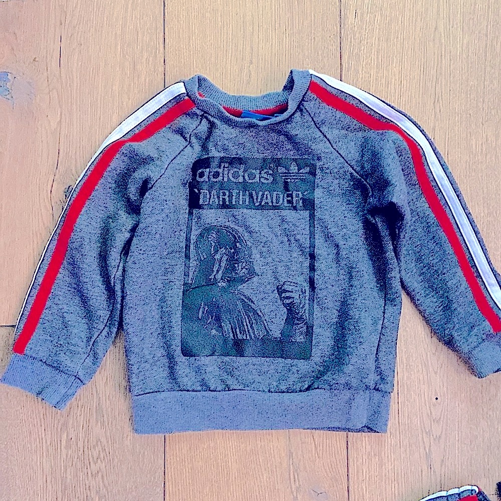 Adidas Star Wars Darth Vader 2pc matching sweat suit 3t children